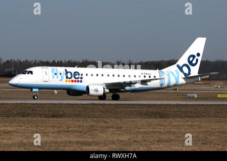 Avions à Stuttgart dans l'hiver 2018/2019 Banque D'Images