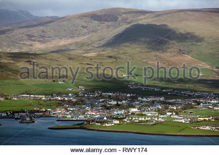 Péninsule de Dingle, comté de Kerry, Irlande. 7 mars 2019. La péninsule de Dingle, dans le comté de Kerry apprécié une très agréable journée de soleil aujourd'hui que les températures monter en direction d'une prévision de 10 degrés pour le week-end prochain. Crédit : la double couche/Alamy Live News Banque D'Images