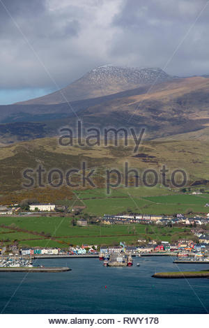 Péninsule de Dingle, comté de Kerry, Irlande. 7 mars 2019. La péninsule de Dingle, dans le comté de Kerry apprécié une très agréable journée de soleil aujourd'hui que les températures monter en direction d'une prévision de 10 degrés pour le week-end prochain. Crédit : la double couche/Alamy Live News Banque D'Images