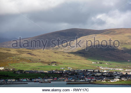 Péninsule de Dingle, comté de Kerry, Irlande. 7 mars 2019. La péninsule de Dingle, dans le comté de Kerry apprécié une très agréable journée de soleil aujourd'hui que les températures monter en direction d'une prévision de 10 degrés pour le week-end prochain. Crédit : la double couche/Alamy Live News Banque D'Images