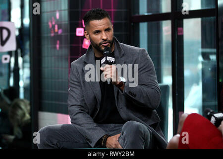New York, USA. 07 Mar, 2019. Ricky Whittle au jeudi, Mar 7, 2019 Construire la série Show Brunch spectacle 'American Gods' à construire Studio à New York, USA. Crédit : Steve Mack/S.D. Mack Photos/Alamy Vivre Crédit : Steve Mack/Alamy Live News Banque D'Images