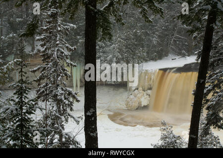 Tahquamenon Falls State Park, Chippewa County, Michigan, USA Banque D'Images