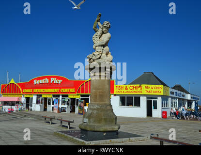 Pilier sud, centre de divertissement familial, Lowestoft, Suffolk, Angleterre, RU Banque D'Images