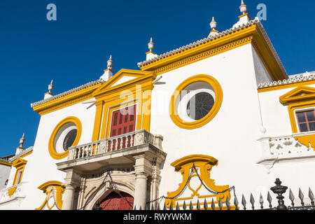 Plaza de toros de la Real Maestranza de caballería de Séville Séville ou arène de corrida Banque D'Images