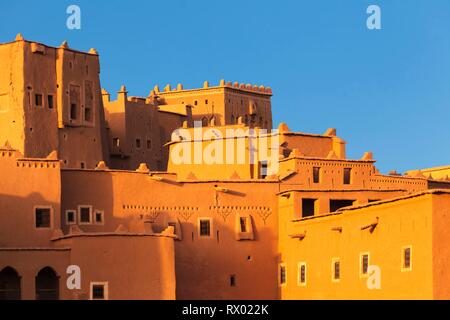 Kasbah de Taourirt, Ouarzazate, Maroc, Al-Magreb Banque D'Images