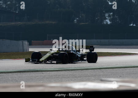 Barcelone, Espagne. 28 février 2019, Nico Hülkenberg - de l'Allemagne avec 27 Renault Renault F1 Team R19 sur la voie au cours de test F1. Banque D'Images