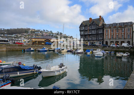 Vue sur le port de Dartmouth dans le sud du Devon Banque D'Images