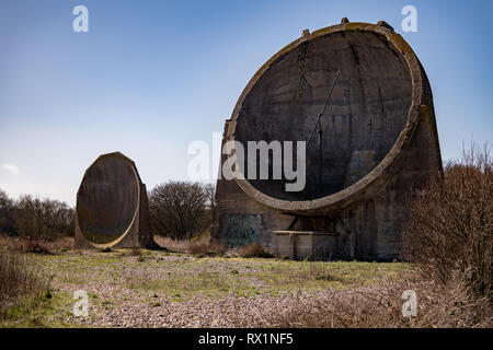 Miroir sonore Hythe, dans le Kent Banque D'Images