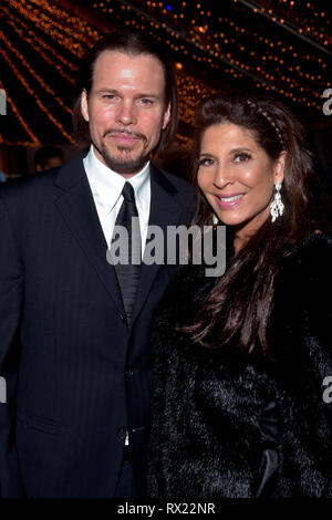 Los Angeles, CA - le 24 février : Sean McNabb et Christine Devine au Cinémoi 2019 fête des Oscars le 24 février 2019 à Beverly Hills en Californie. ( Banque D'Images