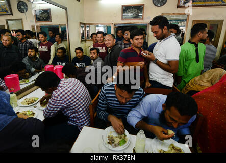 L'original en Vieux Dhaka Biryani Haji. Banque D'Images