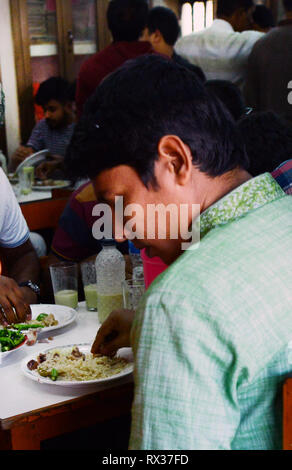 L'original en Vieux Dhaka Biryani Haji. Banque D'Images