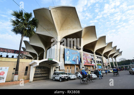 Kamalapur rail station à Dhaka, au Bangladesh. Banque D'Images