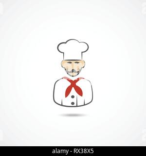 L'icône Chef télévision Illustration de Vecteur