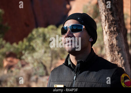 Uluru, dans le Territoire du Nord, Australie Banque D'Images