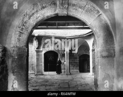 Sanctuaire de la Verna, chiusi della verna, Toscane, Italie, 1920 Banque D'Images