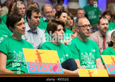 Emma Hardy MP à un rassemblement de l'éducation de l'écrou à Londres 10 juin 2014. Banque D'Images