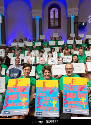 Emma Hardy MP à un rassemblement de l'éducation de l'écrou à Londres 10 juin 2014. Banque D'Images