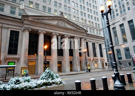 Amérique latine, États-Unis, Illinois, Chicago, Banque fédérale de réserve de Chicago building Banque D'Images