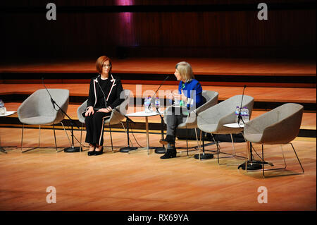 Londres, Royaume-Uni. Mar 8, 2019. Julia Gillard (L) et Jude Kelly (R) vu au cours de la femme du monde Festival à Southbank London. Credit : Terry Scott/SOPA Images/ZUMA/Alamy Fil Live News Banque D'Images