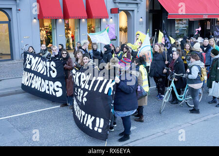 Copenhague, Danemark. 8Th Mar 2019. La Journée internationale de la femme, mars 2019, copenhague, Danemark Crédit : Michael Donnelly/Alamy Live News Banque D'Images