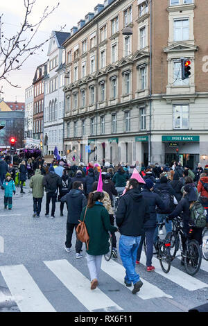 Copenhague, Danemark. 8Th Mar 2019. La Journée internationale de la femme, mars 2019, copenhague, Danemark Crédit : Michael Donnelly/Alamy Live News Banque D'Images