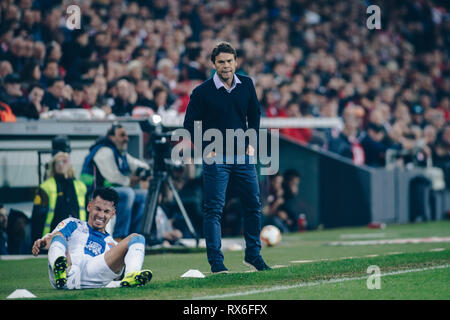 Bilbao, Espagne. 8Th Mar 2019. 08/03/2019. Bilbao, Pays Basque. San Mames. Liga Santander. Athletic Club v RCD Espanyol. Entraîneur de l'Espanyol Rubi. Credit : Alvaro Campo/Alamy Live News Banque D'Images