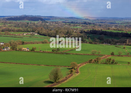 Cranborne Chase aonb, Dorset, Angleterre, RU, fr Banque D'Images