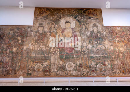 Bouddha de Médecine Bhaishajyaguru Yaoshi (FO), la Chine, le Metropolitan Museum of Art, Manhattan, New York USA Banque D'Images