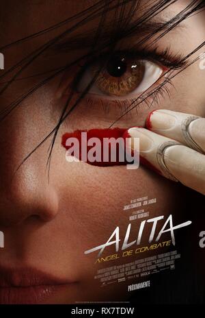 ALITA : BATTLE ANGEL (2019), réalisé par Robert Rodriguez. Crédit : 20TH CENTURY FOX / Album Banque D'Images