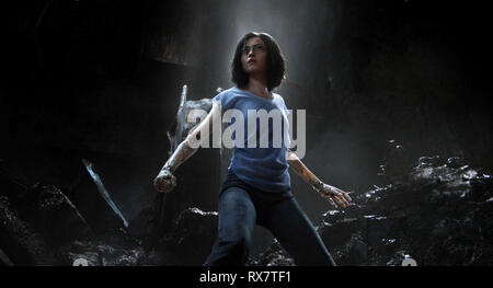 ALITA : BATTLE ANGEL (2019), réalisé par Robert Rodriguez. Crédit : 20TH CENTURY FOX / Album Banque D'Images