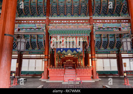 Séoul, Corée du Sud. Mai, 2017. Gyeongbukgung Palace, Séoul, Corée du Sud. Credit : Bernard Menigault/Alamy Stock Photo Banque D'Images