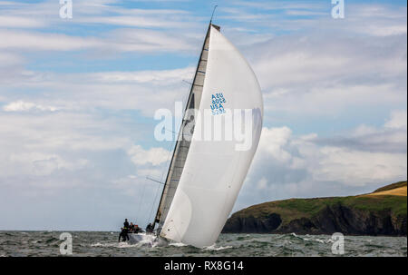 Crosshaven, Cork, Irlande. 14 juillet, 2010. Yacht américain encore passer par son épreuve lors de la semaine de course Ford à Crosshaven, Irelan Banque D'Images