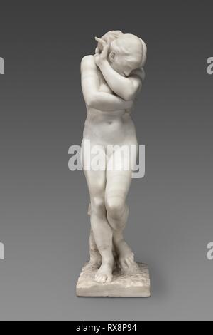 Ève après la chute. Auguste Rodin ; français, 1840-1917. Date : 1886. Dimensions : 76,2 × 27,4 × 21 cm (30 × 11 × 8 1/4 in.). En. Origine : France. Musée : le Chicago Art Institute. Banque D'Images