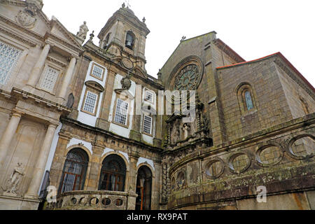 Église de Saint François (Igreja de São Francisco) est le plus célèbre monument gothique à Porto, Portugal. Il est situé dans le centre historique de Po Banque D'Images