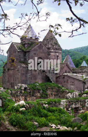 Goshavank Monastère, une église du xiie siècle dans le village de montagne de Gosh près de Dilijan en Arménie. L'Arménie est la plus ancienne nation chrétienne sur la terre, un Banque D'Images