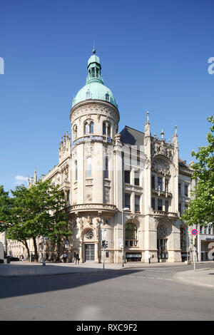 Ancien siège de la direction générale de la Banque, aujourd'hui Hannoversche Deutsche Bank, Hanovre, Basse-Saxe, Allemagne Je Guinée Hauptverwaltung Hannoversche Bank, heute Banque D'Images