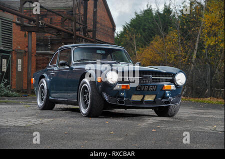 1970 Triumph TR6 voiture de sport britannique classique Banque D'Images