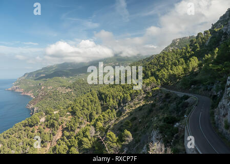 Majorque 2018 : la vue depuis le Mirador de Ricardo Roca Banque D'Images