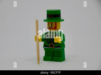 Mini lutin figure lego Banque D'Images