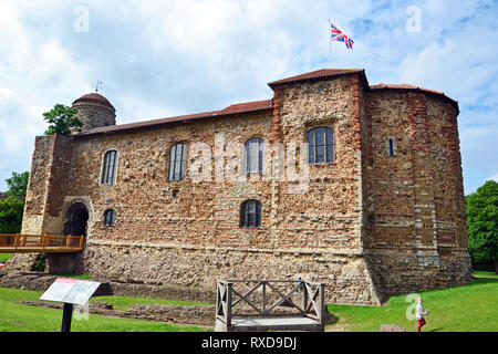 Musée du Château de Colchester, Colchester, Essex, UK Banque D'Images