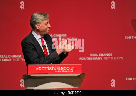 Dundee, Royaume-Uni. Mar 9, 2019. Leader travailliste écossais - Richard Leonard traite de conférence avec son discours. Crédit : Colin Fisher/Alamy Live News Banque D'Images
