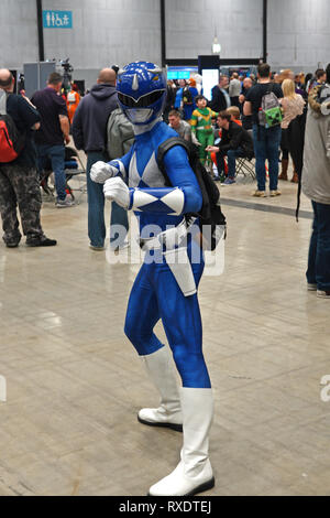 Liverpool, Royaume-Uni 9 mars 2019. Comic Con 2019 au Centre d'exposition sur le front de mer de Liverpool. Credit : Ken Biggs/Alamy Live News. Banque D'Images