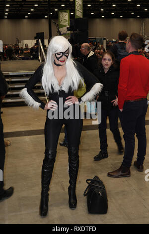 Liverpool, Royaume-Uni 9 mars 2019. Comic Con 2019 au Centre d'exposition sur le front de mer de Liverpool. Credit : Ken Biggs/Alamy Live News. Banque D'Images