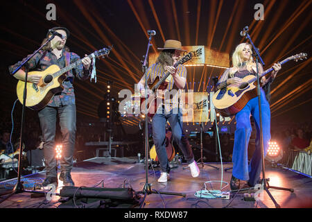 Londres, Royaume-Uni. 09Th Mar, 2019. Londres, Royaume-Uni. Samedi 9 mars 2019. Expositions Saints sur la scène en vedette le jour 2 de C2C : un pays à l'autre festival à O2 Arena, le Crédit : Jason Richardson/Alamy Live News Banque D'Images