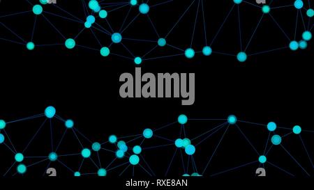 Mise en page, infographie vecteur polygonale de triangles et de cercles points Illustration de Vecteur