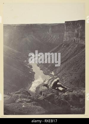 Le Grand Canyon du Colorado, de la bouche de Kanab, laver à l'Ouest. William H. Bell ; American, 1830-1910. Date : 1872. Dimensions : 27,3 x 20,1 cm (image/papier) ; 49,8 x 38,3 cm (page d'album). L'albumine. Origine : Etats Unis. Musée : le Chicago Art Institute. Banque D'Images