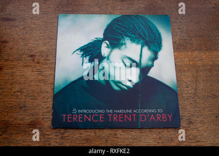 L'album vinyle Hardline selon Terence Trent D'Arby Banque D'Images