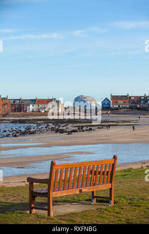 À la plage de North Berwick à Bass Rock Ecosse Banque D'Images