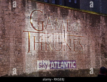 Mar 18, 2015 - Londres, Angleterre, Royaume-Uni - Game of Thrones Saison 5 Première Mondiale, la Tour de Londres - La photo montre des arrivées : GV Banque D'Images