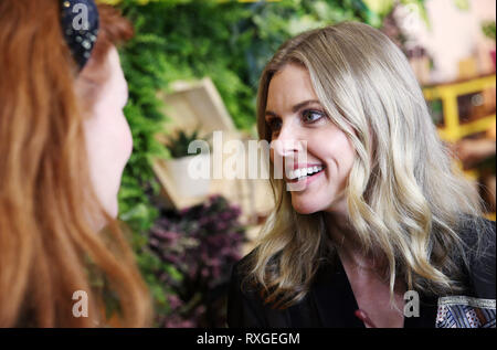 Les célébrités assister à l'ouverture de Burt's Bees Covent Garden de pop up shop qui célèbre le lancement de sa gamme de cosmétiques couleur comprend : Donna Air Quand : 06 Feb 2019 Crédit : Joe Pepler/WENN.com/PinPep Banque D'Images